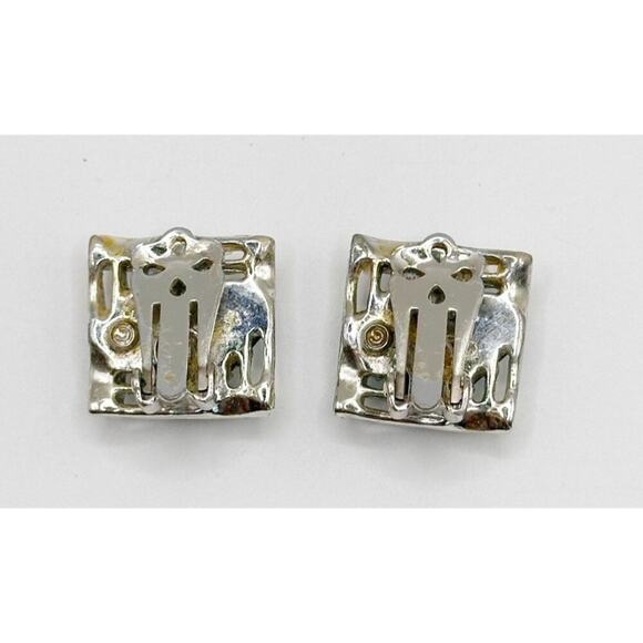 Vintage CORO Baby Blue Lucite Confetti Deco Silver Necklace And Earrings Set - Picture 3 of 6